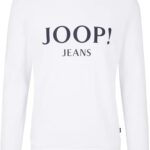 Maglione uomo Joop Alfred scollo rotondo cotone bianco-0