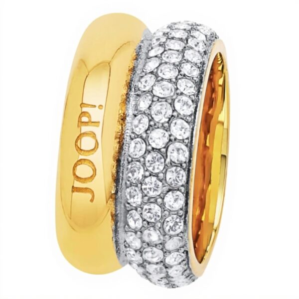 Anello donna JOOP acciaio inossidabile zirconi bianco