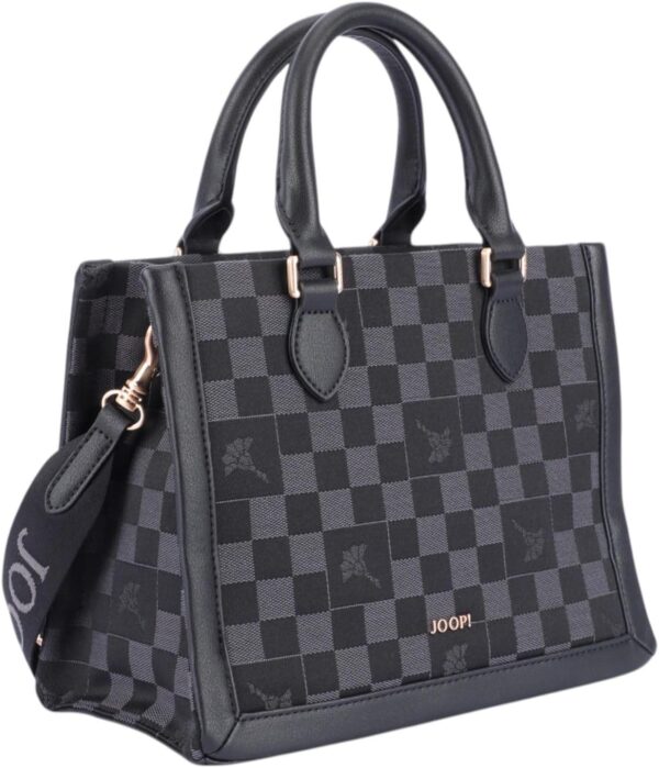 Borsa a tracolla Joop Piazza Scacchi Aurelia nero donna-1