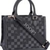 Borsa a tracolla Joop Piazza Scacchi Aurelia nero donna-2