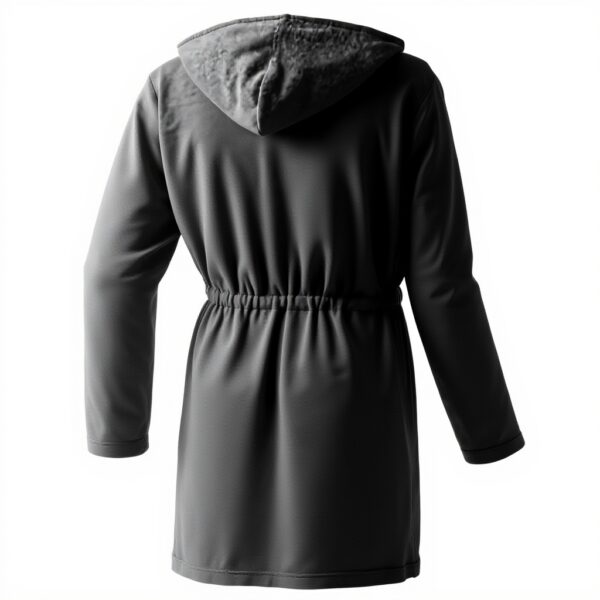 Joop Cappotto Donna Grigio Mélange Leggero Felpa Cappuccio