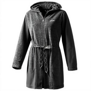 Joop Cappotto Donna Grigio Mélange Leggero Felpa Cappuccio
