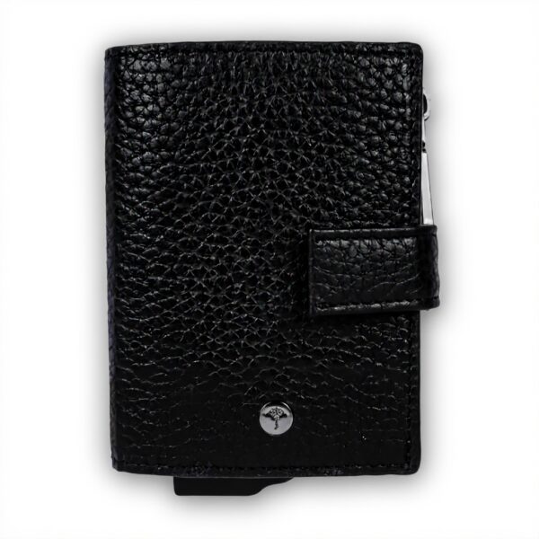 Porta carte Joop pelle nero uomo chiusura automatica