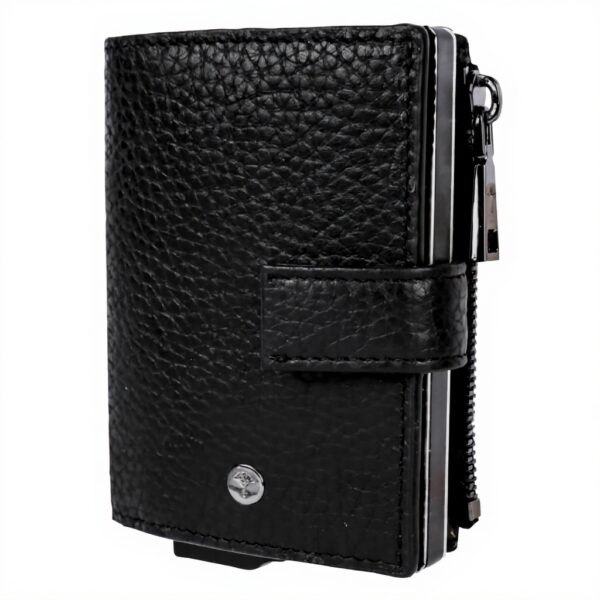 Porta carte Joop pelle nero uomo chiusura automatica