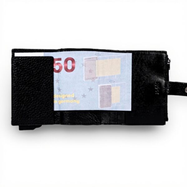 Porta carte Joop pelle nero uomo chiusura automatica