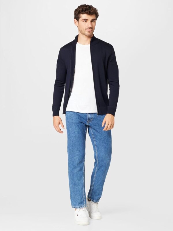 Maglione Joop Jeans lana vergine blu scuro uomo-3
