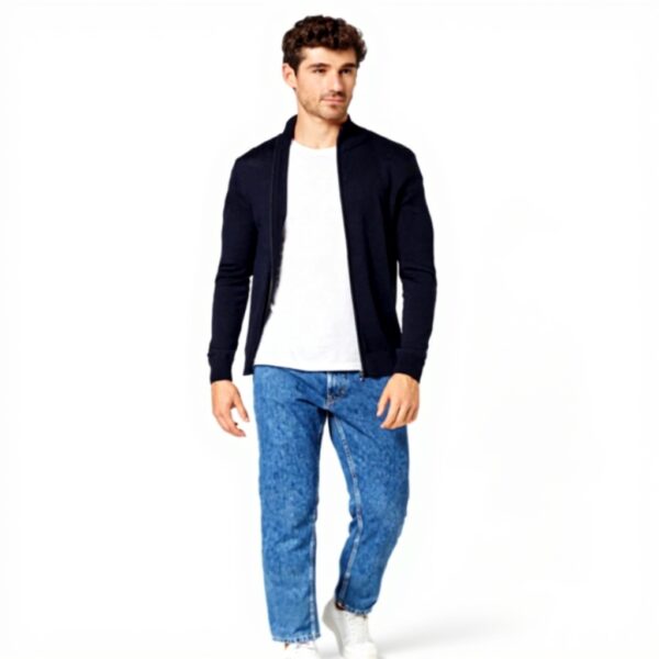Maglione Joop Jeans lana vergine blu scuro uomo XXL