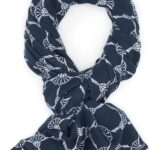 Sciarpa uomo Joop Felix Blu Motivo Cornflower Double Face-0