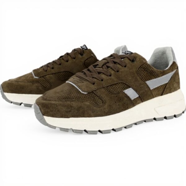 Sneaker Joop Velluto New Hannis Verde Pelle Bovina Uomo