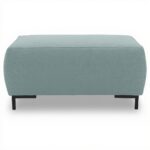 Sgabello design LOOKS VI Wolfgang Joop blu ghiaccio tessuto