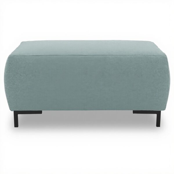 Sgabello design LOOKS VI Wolfgang Joop blu ghiaccio tessuto