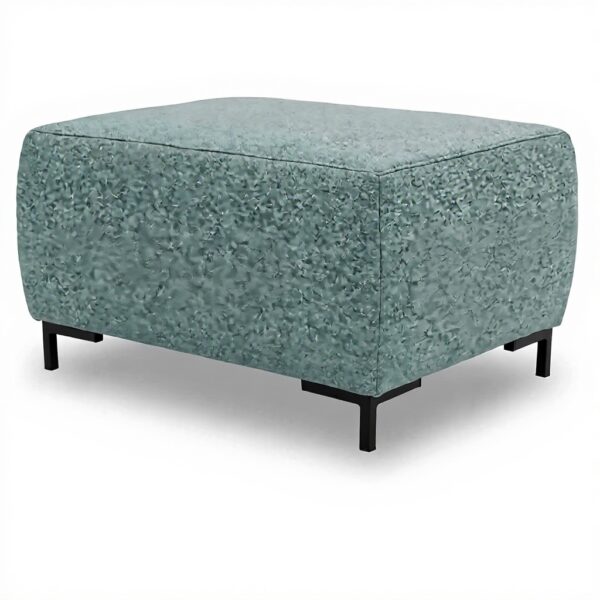 Sgabello design LOOKS VI Wolfgang Joop blu ghiaccio tessuto