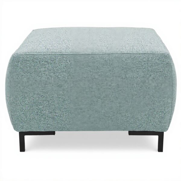 Sgabello design LOOKS VI Wolfgang Joop blu ghiaccio tessuto