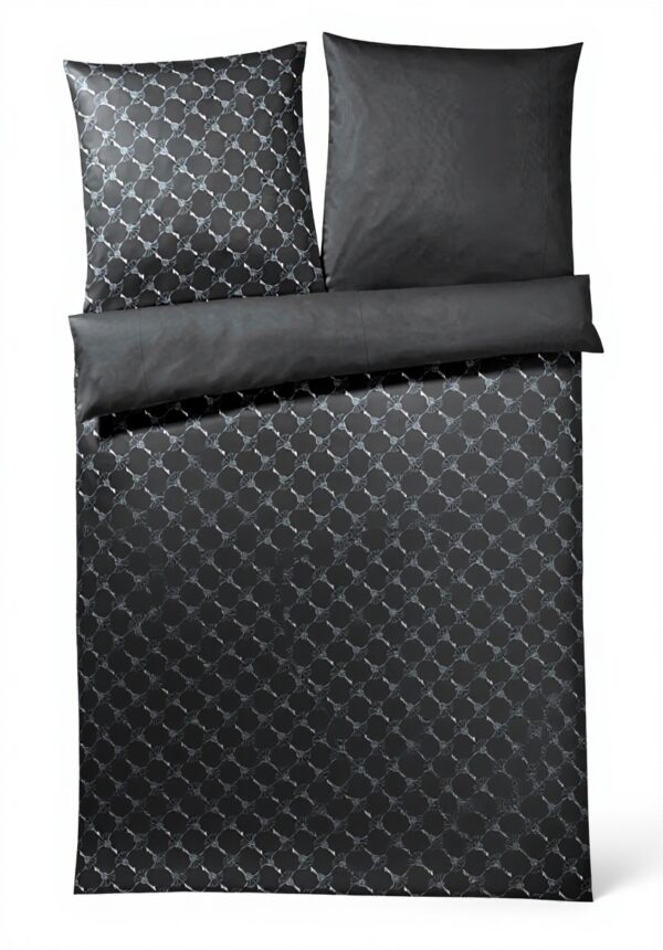 Copripiumino Joop Satin Cotone Fiordaliso Grigio 155x220