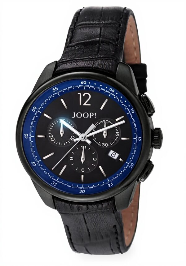 Orologio da polso Joop uomo pelle nera quarzo impermeabile