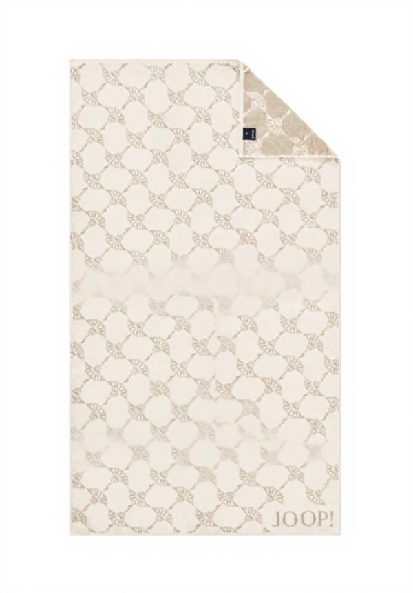 Telo doccia JOOP! Classic Cornflower cotone morbido beige